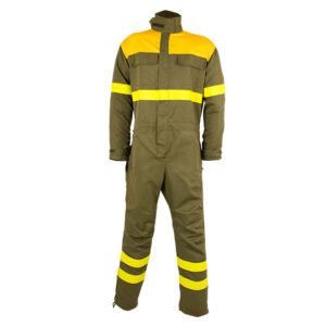 ropa para bombero con buzo cerrado con codos y rodillas conformados