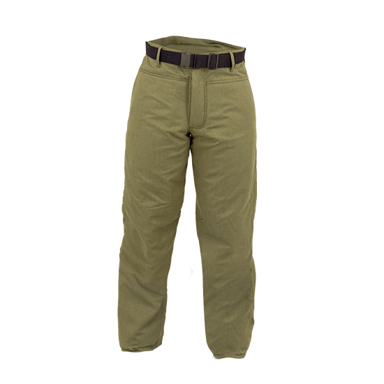 Pantalón con cremallera y botón anti-corte en ropa de protección