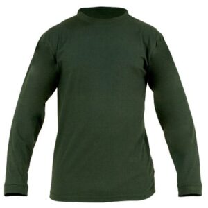 Camiseta verde de manga larga en ropa laboral para calor, llama y bombero fosrestal