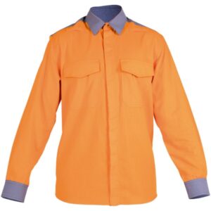 proteccion arco electrico camisa naranja